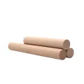Aste tonde in legno naturale per progetti artigianali fai-da-te