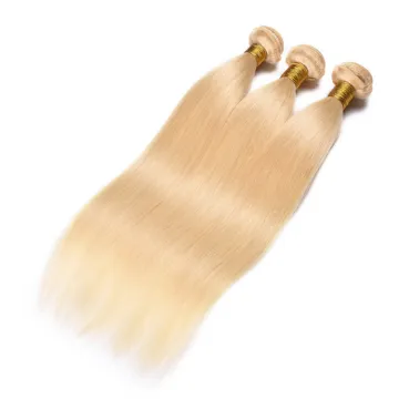 613 Hair Bundles Blonde Human Hair Wholesale Cuticle Aligned Raw Virgin Hair