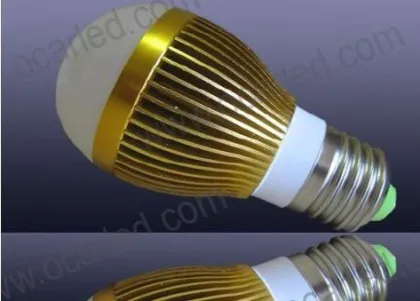 Great heat dissipation Aluminum body led bulb with E27, B22, base type