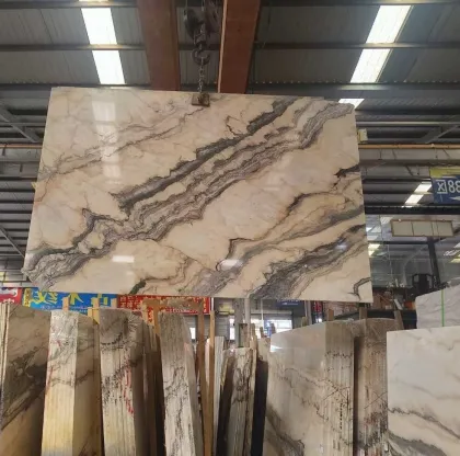 Rosa Ornavasso Pink Marble vs. Asiago Marble Slabs: Colorful Vein Comparison