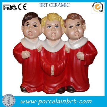 Red polish cheap items ceramic Table Decoration