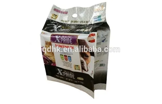 High quality pp woven laminated dog food bags/dog food packaging bag/doggy bag