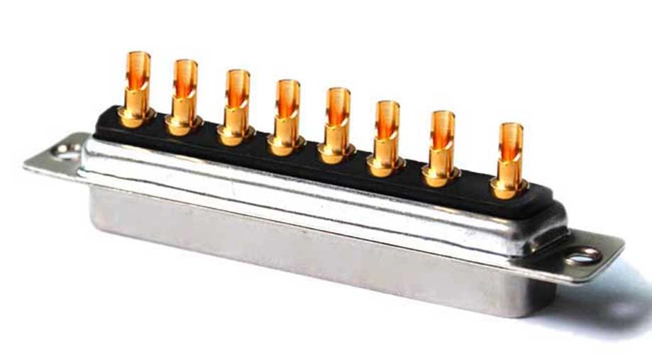 Power D-SUB Mixed Contact Connectors 8W8 Solder Jack China ...