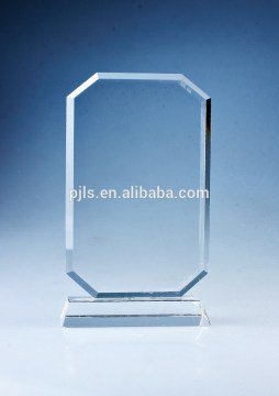 blank clear crystal trophy nice glass awards