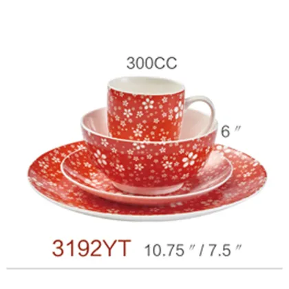 Bone porcelain coffee tea cups and saucers set