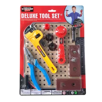 Best Price Boys Pretend Play Mechanic Toy DIY Tool Box