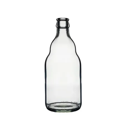 500ml Bear Shape Glass Beer Bottle