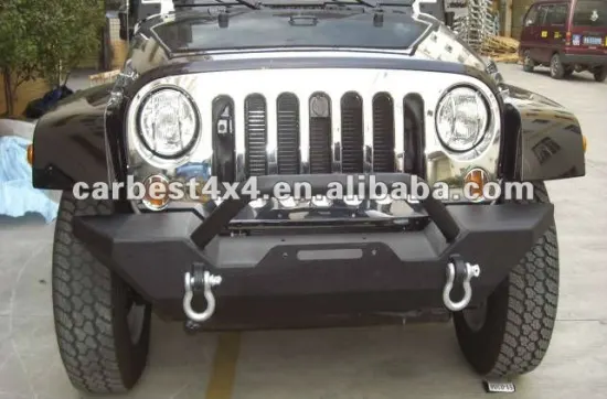 BUMPER FOR JK Wrangler Steel Blk Front Bumper