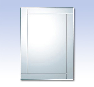 Engraved Silver Mirror