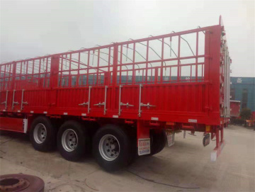 3 axle 60ton semi trailer for fence transportation