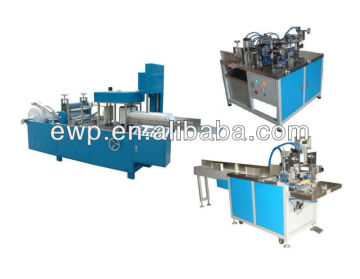 Automatic paper napkin production line