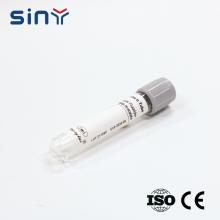 Tubo de fluoreto de sódio de 3 ml para glicose