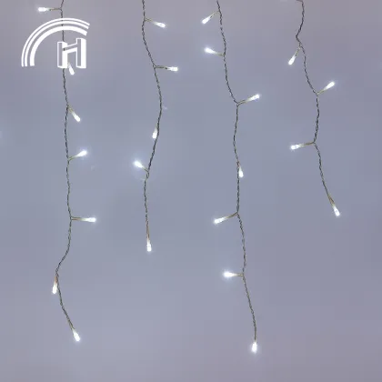 Christmas RGB LED Falling Snow Icicle String Lights