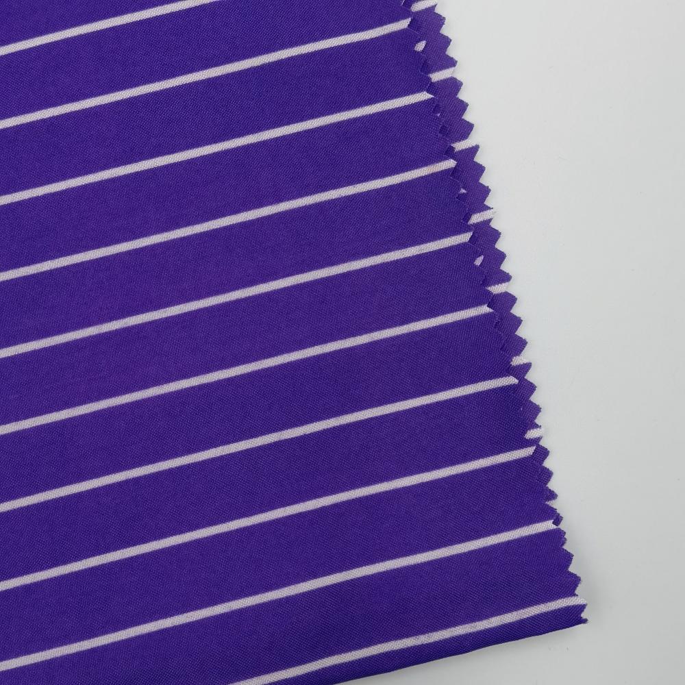 Woven Polyester Stripes Polyester Pongee Fabric