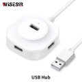 Multifuncional 4 en 1 USB2.0 Hub Splitter White