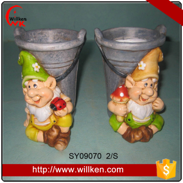 Polyresin home and garden decoration gnome