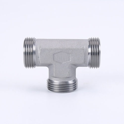 Tube Fittings Hydraulic Adapter Fitting Carbon Steel Compression Tees Factory