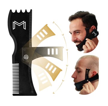 Professional Rotatable Beard Shaping Tool for Perfect Beard Lines and Templates