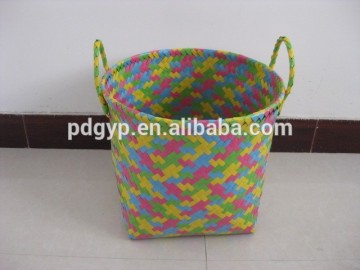 manufacturer promotional plastic basket laundry basket bathroom waterproof basket