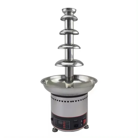 High-Quality Stainless Steel 4-7 Tier Chocolate Fountain