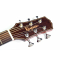 All solid wood acoustic electric guitar