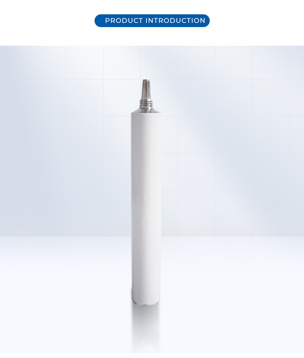 White Threaded Nozzle Aluminum Soft Tube X