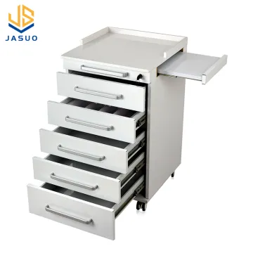 Stainless Steel Storage Clinic Mobile Dental Cabinet Unit