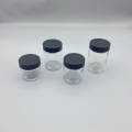 3OZ Clear Glass Storage Jars with Childproof Cap