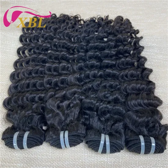 South Raw Indian Hair Bundles & Frontals: XBL Factory Full Double Weft Extension Virgin Temple Human Hair