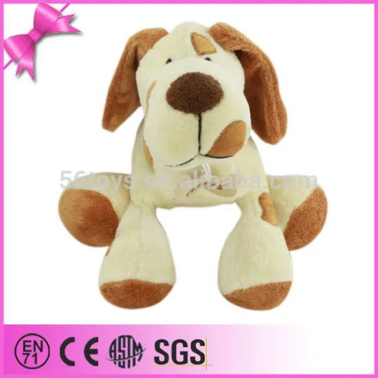 Fierce ugly plush kid toy,sitting animal stuffed dog toy
