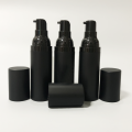 Luxury plastic pp black matte lotion airless pump