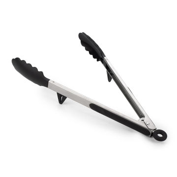 Food-Grade Silicone Kitchen Tongs: Versatile Cooking Tools for BBQ, Salad Serving & More