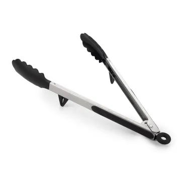 Food-Grade Silicone Kitchen Tongs: Versatile Cooking Tools for BBQ, Salad Serving & More