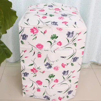 Custom printed good quality zip washing machine cover