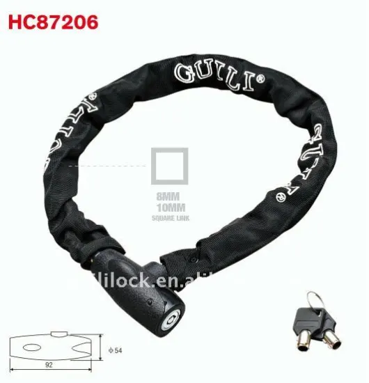 HC87206 Fabric Sleeve Heavy Duty Anti-theft Locks