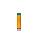 22mm plastic capped brown glass bottle