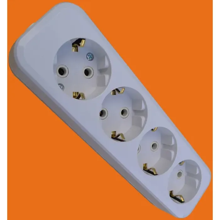 Удлинитель E8005 с несколькими розетками в европейском стиле