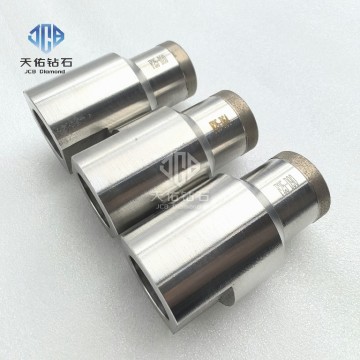 Cabeças de fresagem diamantadas sinterizadas F25 para processamento de vidro óptico e cerâmica