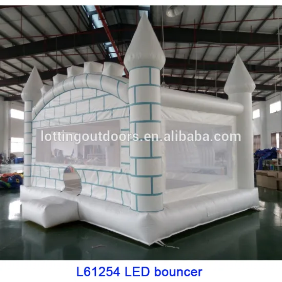 Lotting 2017 top popular led giant inflatable bouncer