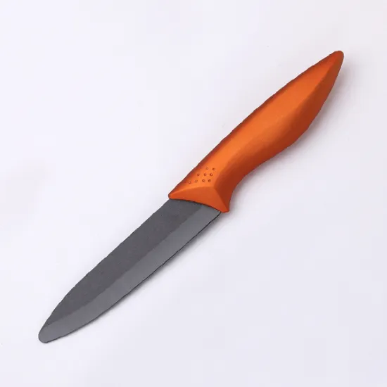 Brown Handle Ceramic Knife 5 Inches Utility Knife