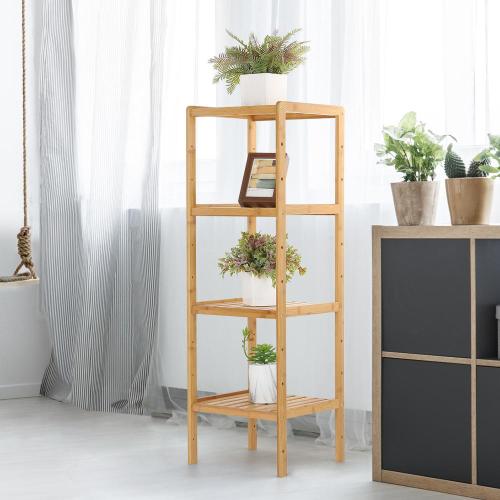 Freestanding 4-Tier Storage Rack Shelving Unit