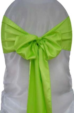 Apple Green Satin Sash