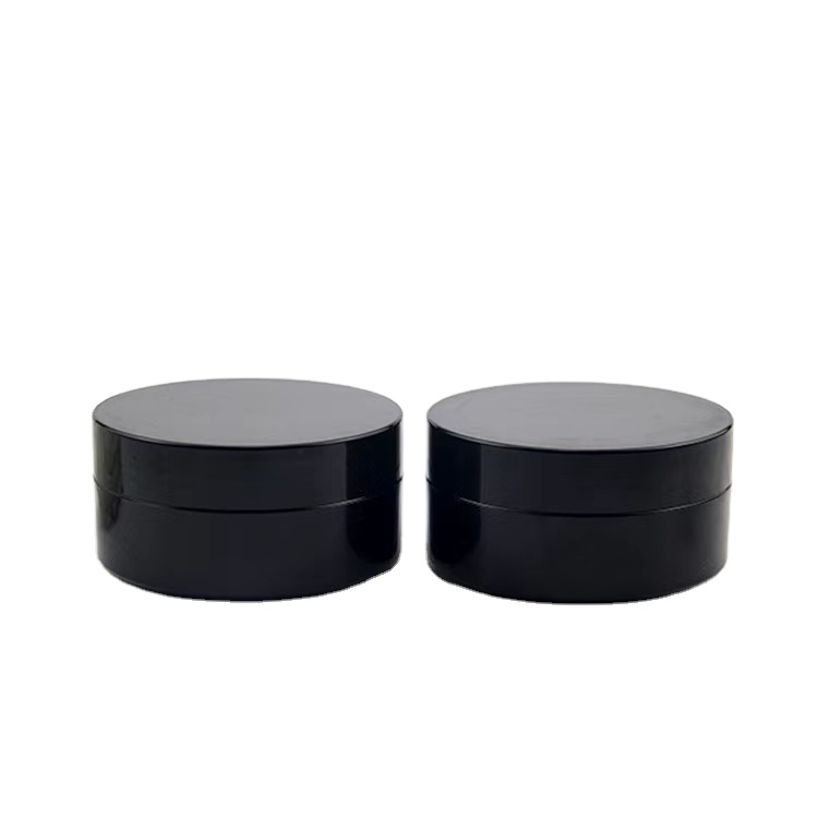 black eye cream plastic pp cosmetic cream jar