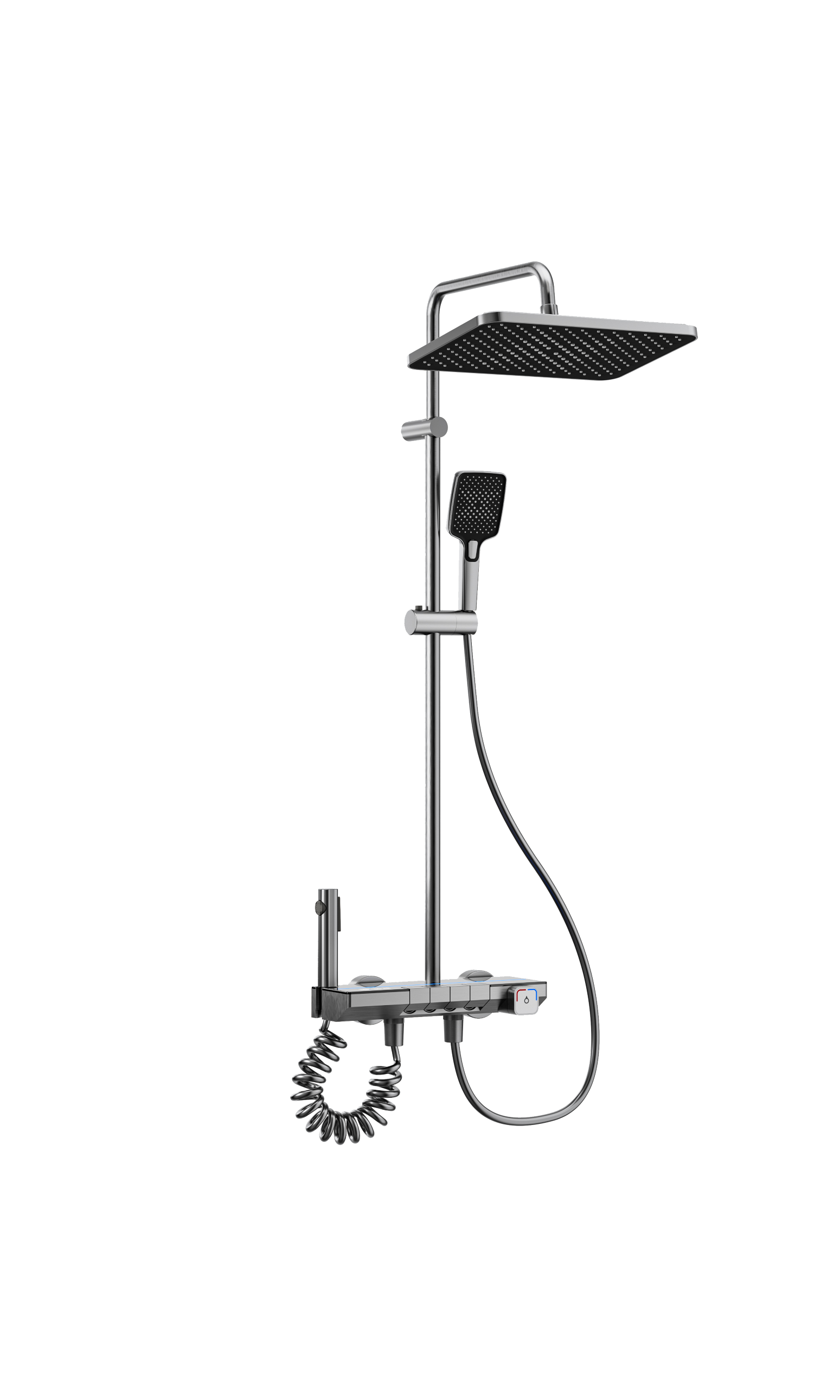 Luxury Digital Display Bathroom Smart Shower Set