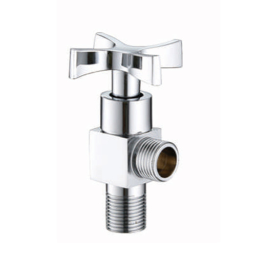 Quick open wall mounted zinc alloy toilet angle valve