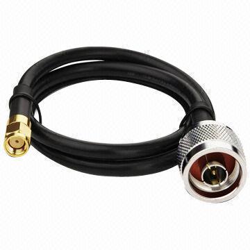 Antenna assembly pigtail coaxial telecom aerial cable