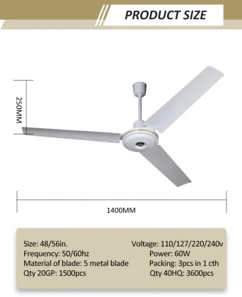 Modern Design DC Decorative Ceiling Fan For Home