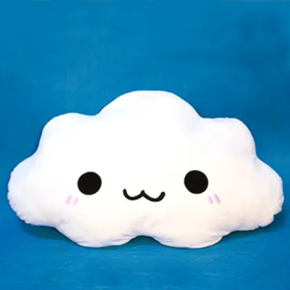 Funny Shape Pillow Cheap White Different Face Cloud Plush Pillow