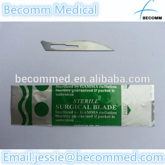 Disposable sterile surgical blade with low price