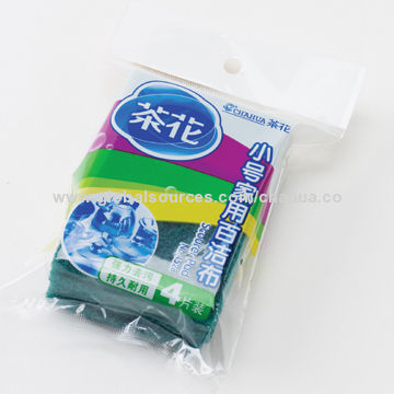 Scourer Pad, 4pcs, Nylon